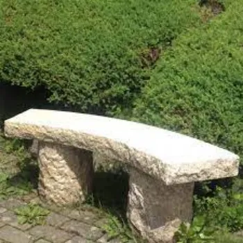 Durable Stone Garden Bench